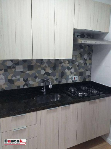 Imagem 24 de 30 de Ótimo Apartamento Bairro Utinga Santo André, 55 Metros. - Ap3130