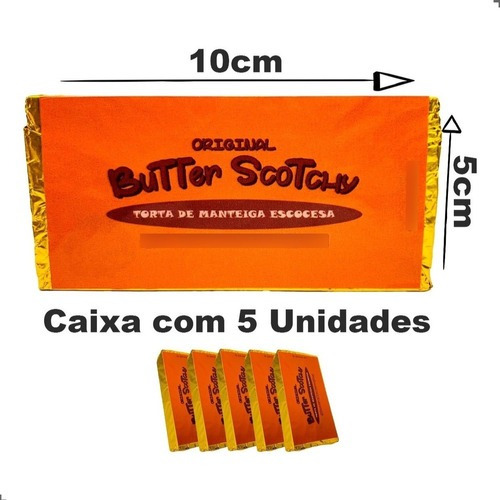 Combo 5 Unidades Torta De Manteiga Escocesa Deliciosa