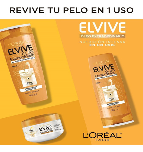 Tratamiento Capilar L'oréal Paris Elvive Óleo Coco X 300 Gr