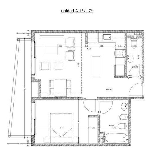 Departamento En Venta Colegiales 1 Ambiente