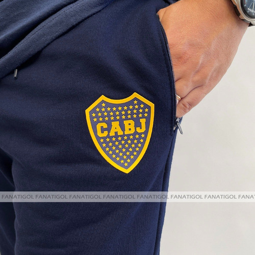 Imagen 5 de 10 de Pantalón Jogging Deportivo Boca Juniors Con Licencia Oficial