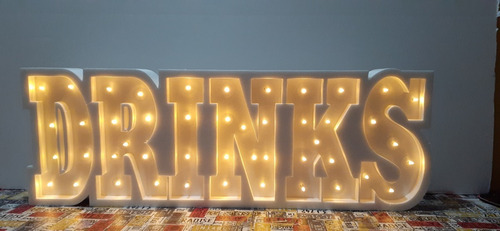 Imagen 8 de 10 de Nombres Iluminados 4 Letras 30 Cm Tu Nombre Importan Polyfan