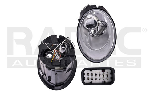 Faro Volkswagen Beetle 2006-2011 Izquierdo