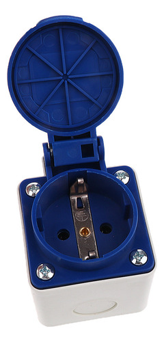 / Enchufe Impermeable De 2 Pines 16a 220v Para La Ue -