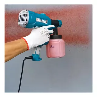 Pistola De Pintar Eléctrica 450w Total No Requier Compresora Color Turquesa