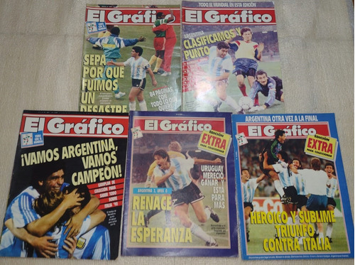 Lote De Revista El Gráfico N 4000 Mundial Italia