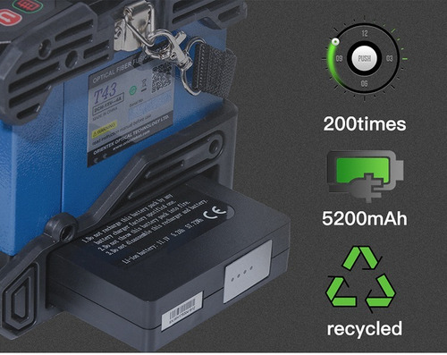 Fusionadora De Fibra Optica Orientek T43