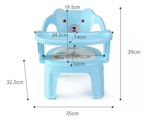 Silla De Bebé Para Comer Portátil Tipo Booster Metinca