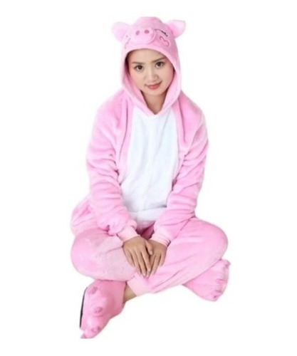 Pijama Cerdito Polar Niña Pijamas Niño Pijama Enterito Polar