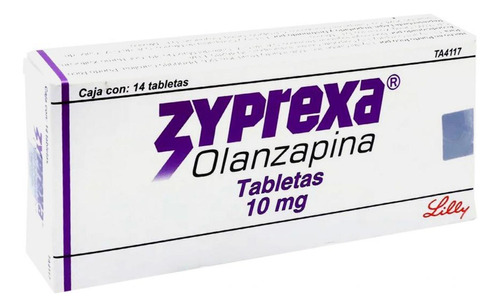 Zyprexa 10 Mg Caja Con 14 Tabletas