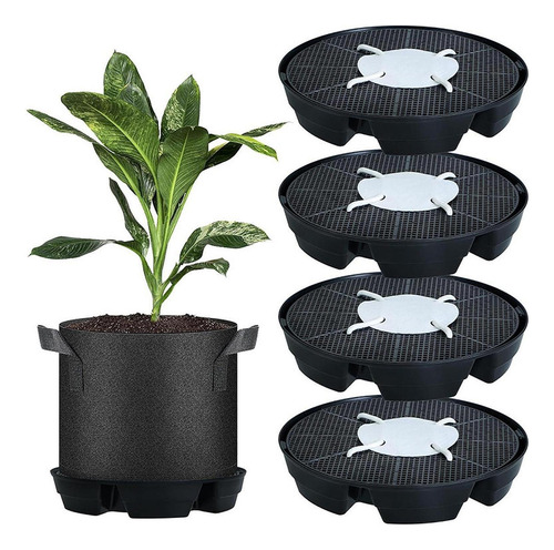 4 Platillos Autorriego Para Plantas, Resistentes, Para Base