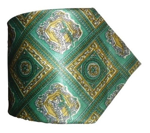Corbata Clásica Silvester Stone Estampada Verde 9,5 Cm