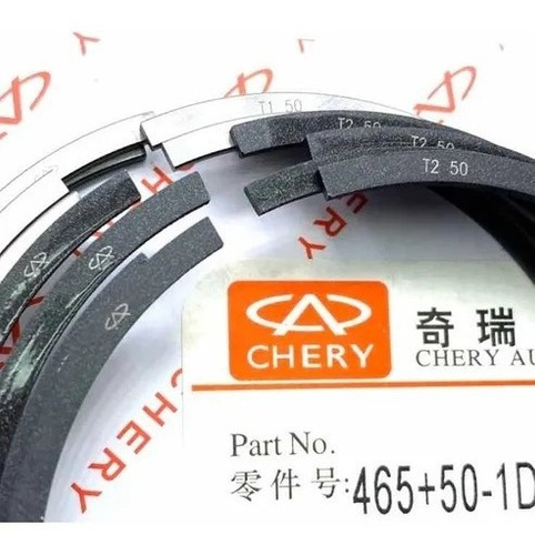 Anillos Chery Qq 8 Valvulas ( Standard Std / 0.50 = 0.20 )