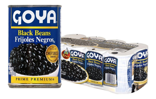 Goya Foods - Frijoles Negros, 15.5 Onzas (paquete De 8)