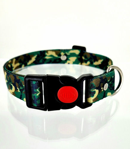 Collar Para Perro Camuflado Talla L Broche Seguridad