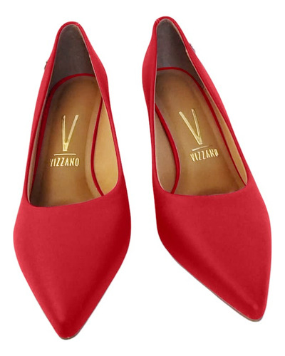 Taco Vizzano 1185 Rojo Mujer Taco 7 Cm