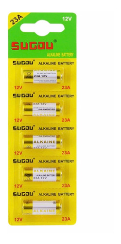 Set 5 Pilas Alcalina 23a 12v Control Remoto