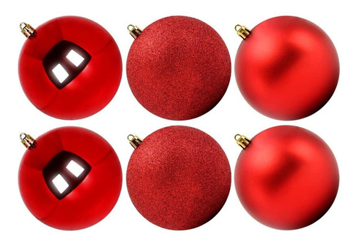Adornos De Navidad De Tamaño Extra Grande Color Rojo