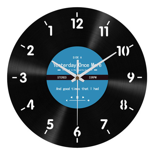 Reloj De Pared Backwards Clock De 12 Pulgadas En Sentido Con