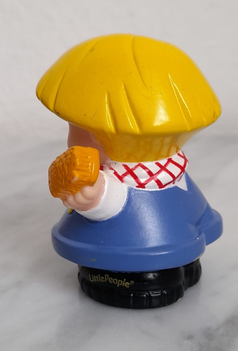 Little People Figura Niño Con Rana Fisher Price 6 Cm (Usado)
