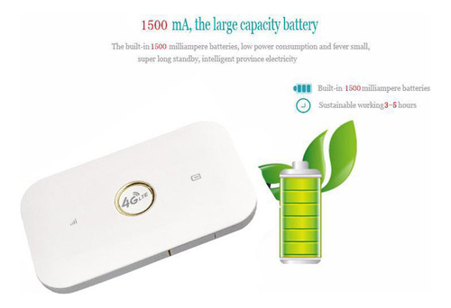 Roteador Portátil 4g Mifi Wifi Modem Hotspot Com Bateria De