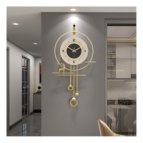 Reloj De Pared Moderno De Heboix Para Sala De Estar, Reloj D