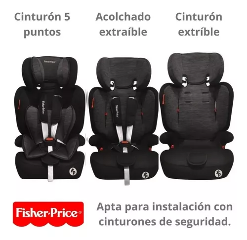 Silla de auto gris unix Fisher Price