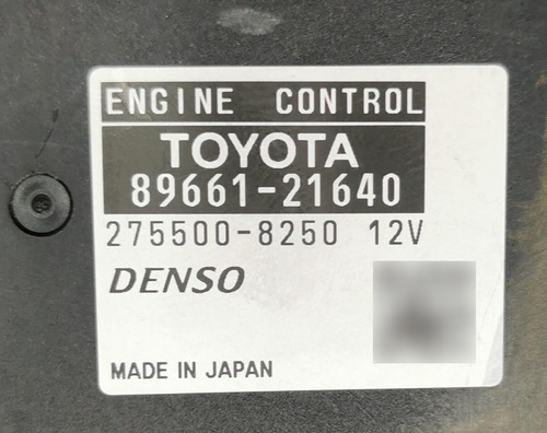 Computadora De Motor Toyota Scion 2015-2014 2.5l 89661-21640 (Usado)