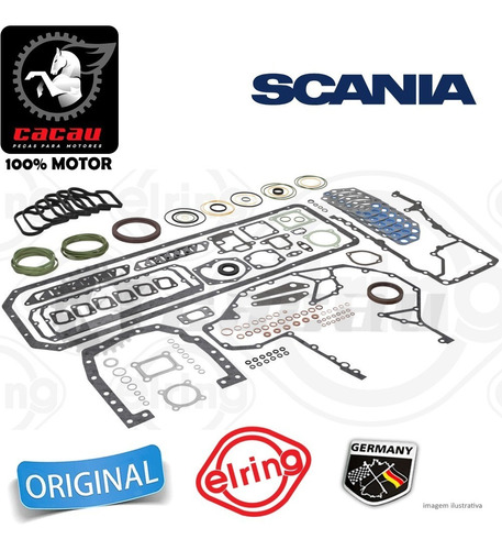 Jogo Juntas Motor Scania P94 (551560) | Original Elring