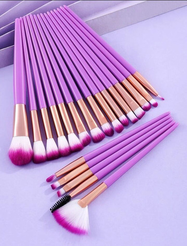 Set De Brochas De Maquillaje De 20 Piezas