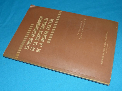 Estudio Geoagronómico De La Meseta Central Costa Rica 1954