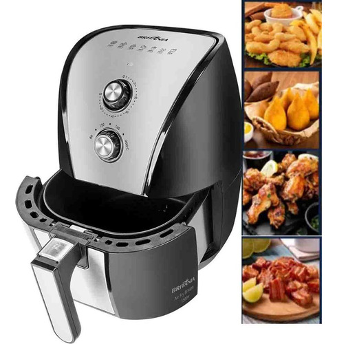 Fritadeira Eletrica Sem Oleo Air Fryer Britania 5 L