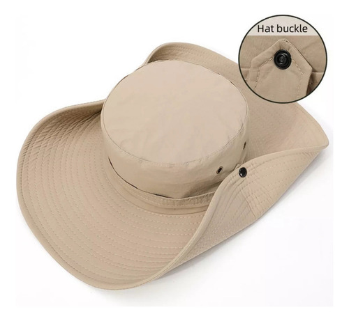 Sombrero De Pescador Plegable De Ala Ancha