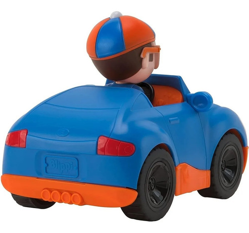 Blippi Racecar Vehículo A Control Remoto C/ Sonidos Original Color Azul