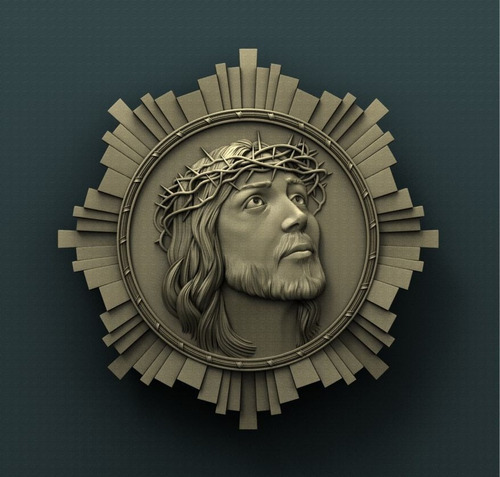 10 Arquivos Jesus Cristo - Stl Cnc Router Artcam Aspire 3d