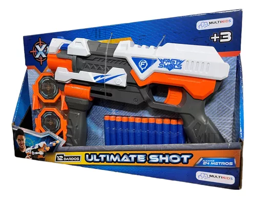 Arma de brinquedo pistola nerf Hasbro 3 dardos