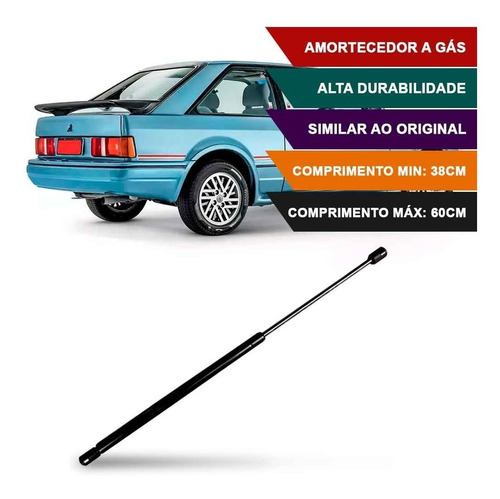 Amortecedor Tampa Traseira Mala Escort Xr3 S/limpador 84/92