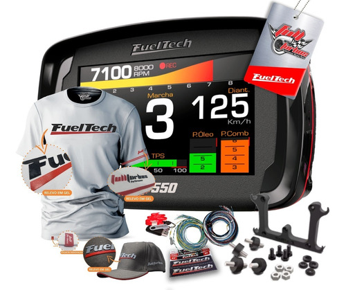 Fueltch Ft550 C/ Chicot+mega Brindes+camiseta Branca Gel+bc