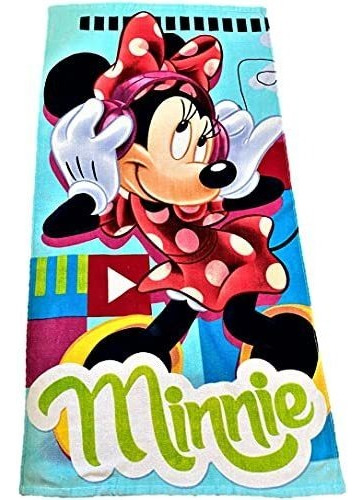 Toallas Suaves De Playacon Capucha De Minnie Mouse N