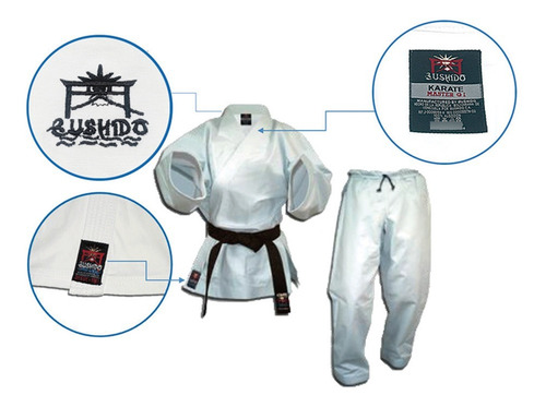 Karategui Bushido Karate Master Gi Talla 4