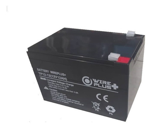 Imagen 2 de 2 de Batería Ups 12v 12ah Pila Alarma Cerco Electrico Tienda