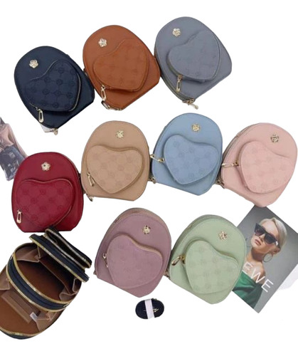 Bolso Para Damas Cruzado Cartera Multifuncional 