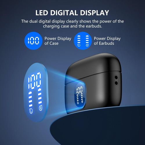 Iwnuer Auriculares Inalámbricos Bluetooth 5.4 Auriculares 42