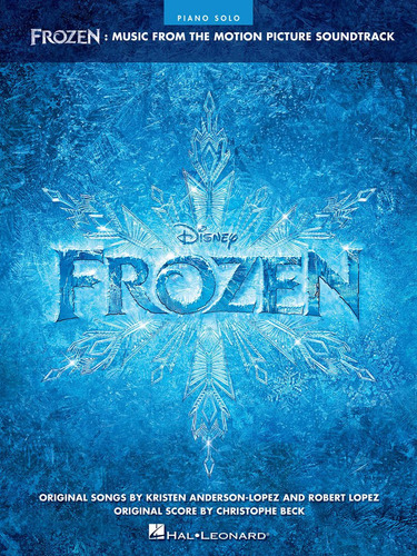 Partituras Piano Solo Frozen Disney 10 Songs 2014 Digital Oficial
