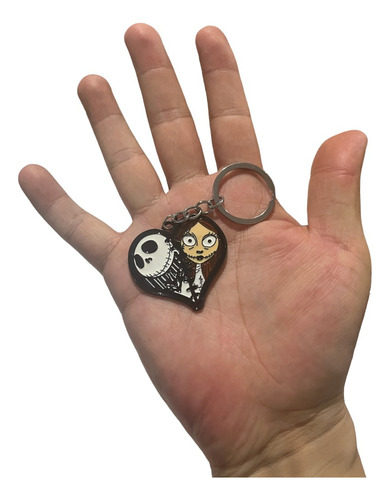 Llavero Jack Y Sally Corazón
