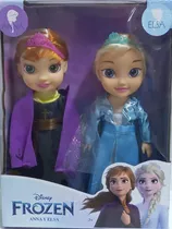 Comprar Disney Frozen Muñeca Elsa Y Anna 40cm Coronadas Marca-missi.