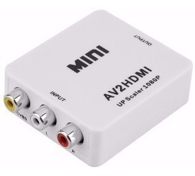 Convertidor Conversor Adaptador Rca + Sonido A Hdmi, Stock, Mania-electronic
