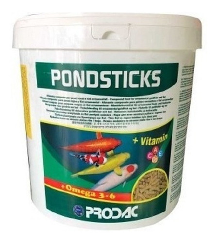 Alimento Peces Prodac Pond Stick Carpa Koi Acuario 1.200 Kg