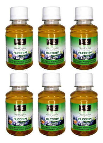 Oleo Capilar Ouribel Alecrim 100ml - Kit Com 6un