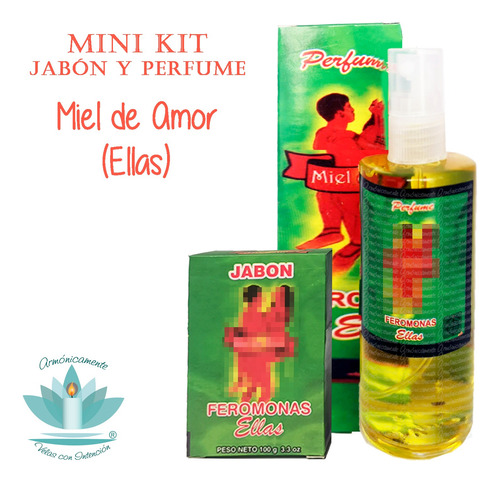 Mini Kit Miel De Amor Ellas- ( Jabón Y Perfume Esotérico)